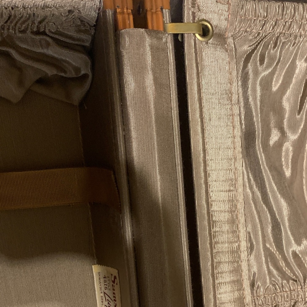 Vintage Samsonite, Elegant brown Travel Bag. Skwayder - Picture 7 of 11